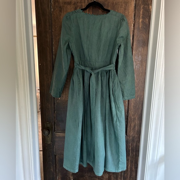 Handmade Linen Cottagecore Dress - Picture 10 of 12